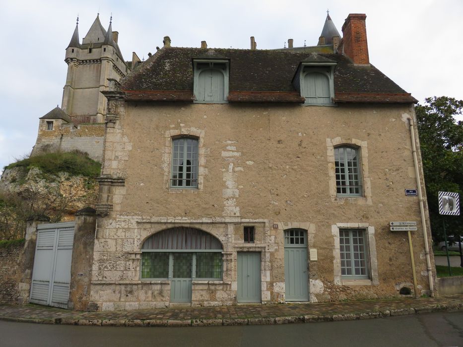 Maison dite des Architectes du Château : Façade sur rue, vue générale