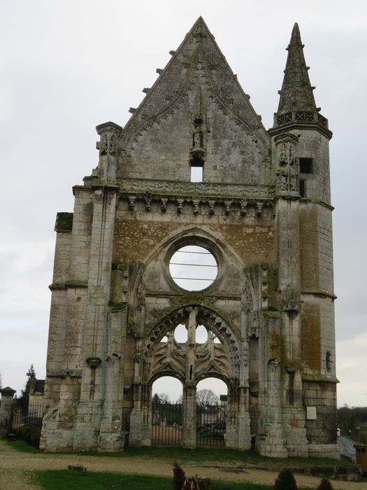 Ancienne chapelle dite Notre-Dame du Champdé : Façade occidentale, vue générale