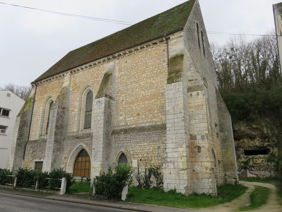 Commanderie du Temple Notre-Dame-de-la-Boissière : Façade ouest, vue générale