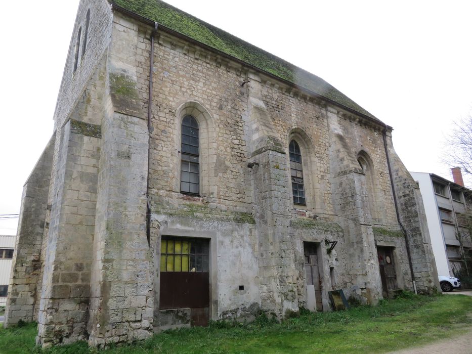 Commanderie du Temple Notre-Dame-de-la-Boissière : Façade est, vue générale