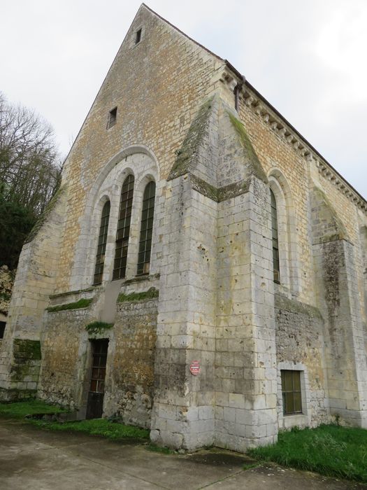 Commanderie du Temple Notre-Dame-de-la-Boissière : Façade nord, vue générale