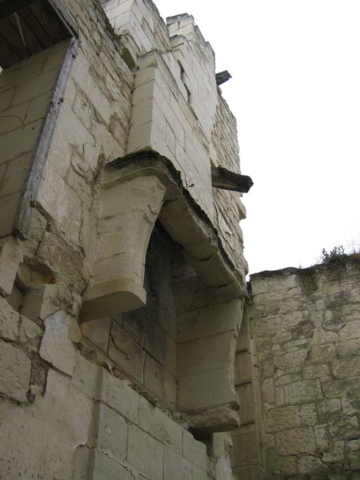 Château de Razilly : Détail d'une cheminée