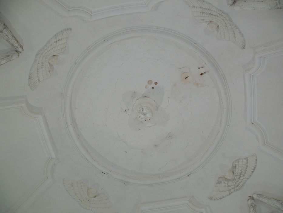 Manoir de la Cantinière : Détail d'un plafond