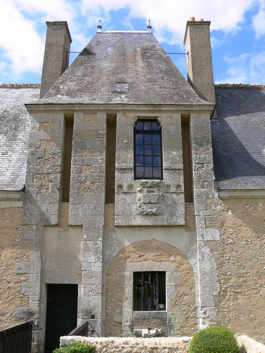 Manoir de la Cantinière : Façade sud, détail