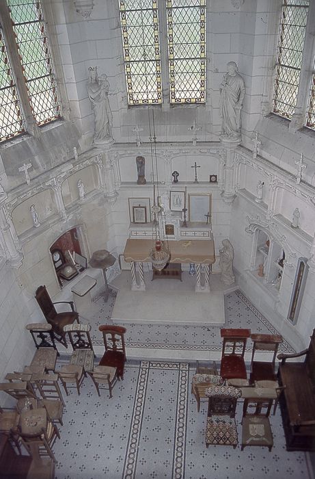 Château de Beaumont : Chapelle, vue partielle