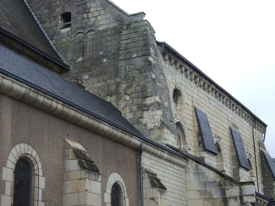 Eglise Saint-Germain : Choeur, détail d'une colonne