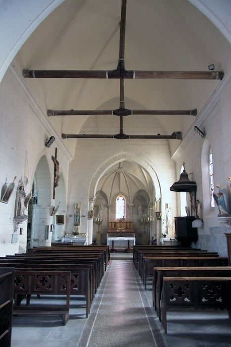 Eglise paroissiale Saint-Laurent : Nef, vue générale