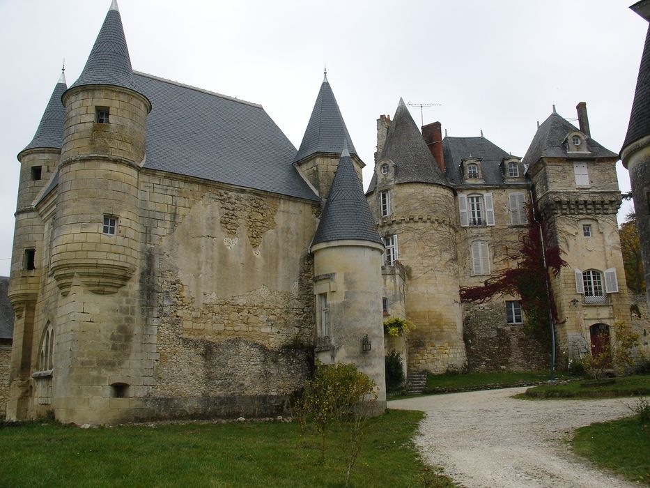 Château : Ensemble est, vue générale