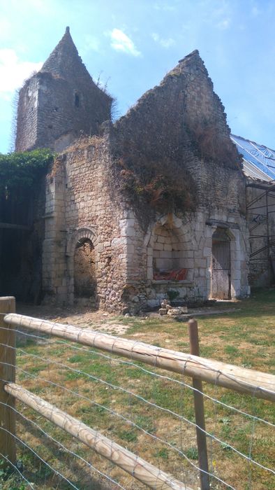 Ancienne église Saint-Martin d'Oizay : Ensemble nord-est, vue générale