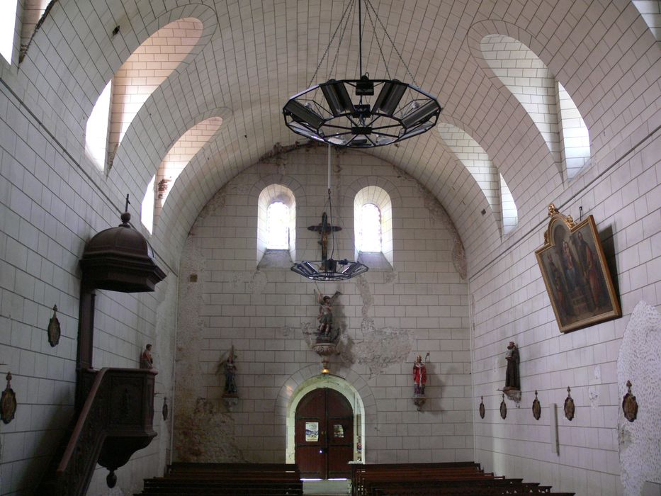 Eglise Saint-Martin : Nef, vue générale