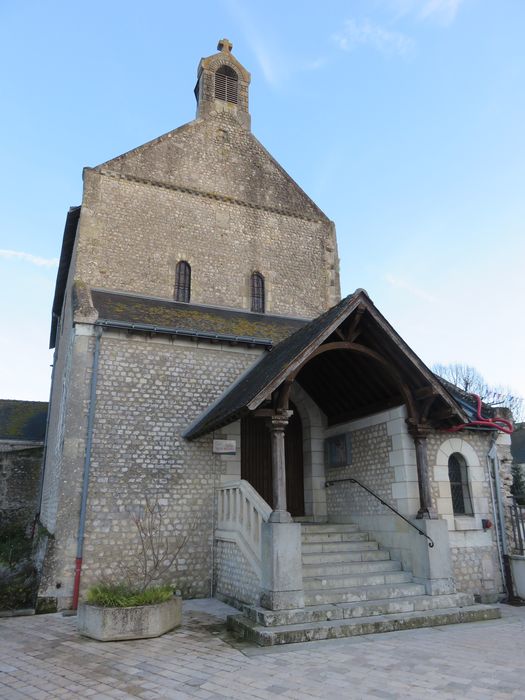 Eglise Saint-Martin : Façade occidentale, vue générale