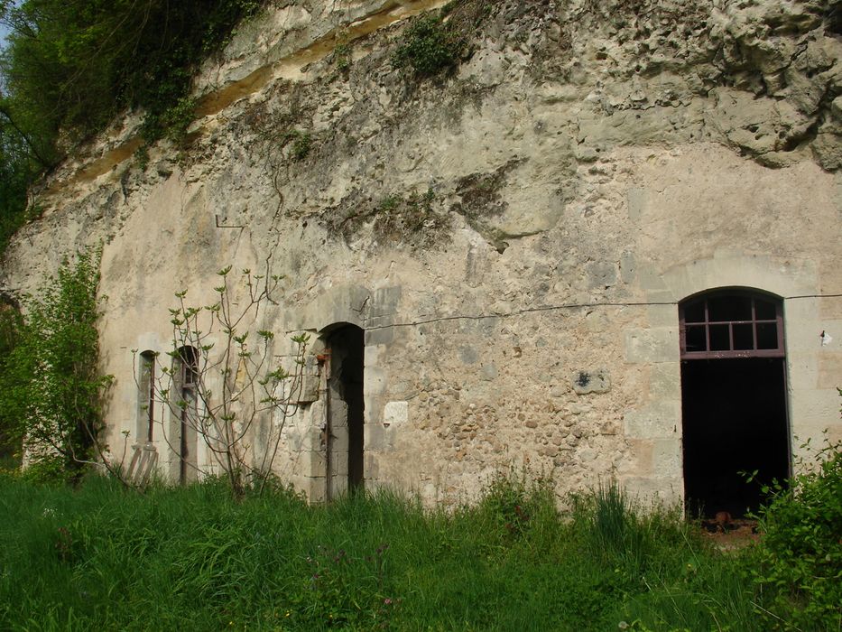 Château de la Farinière : Caves troglodytes, vue générale