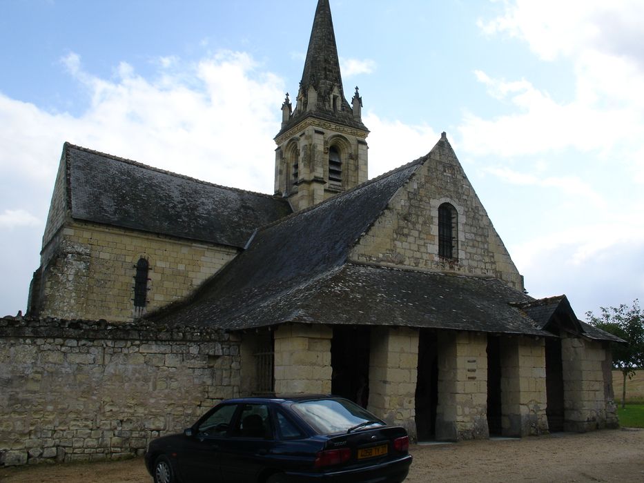 Eglise Saint-Martin : Façade occidentale, vue générale