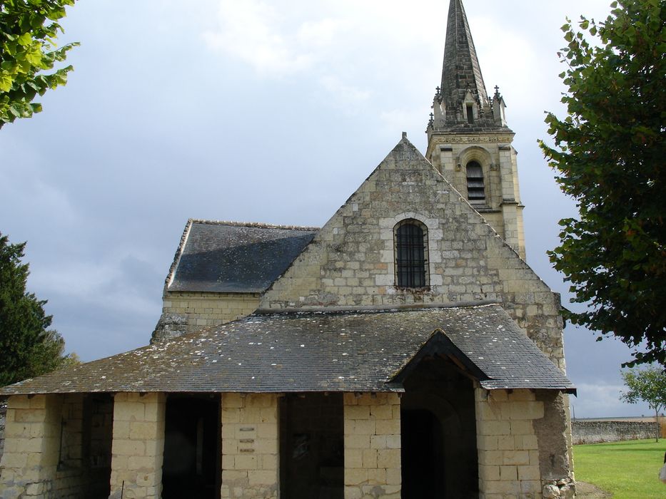 Eglise Saint-Martin : Façade occidentale, vue générale