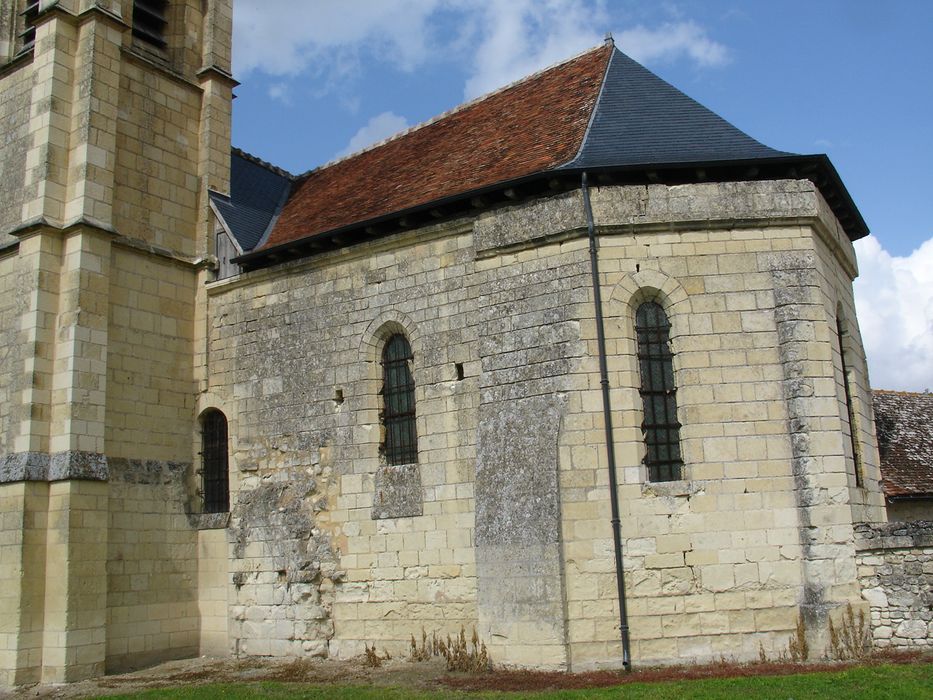 Eglise Saint-Martin : Chevet, vue générale