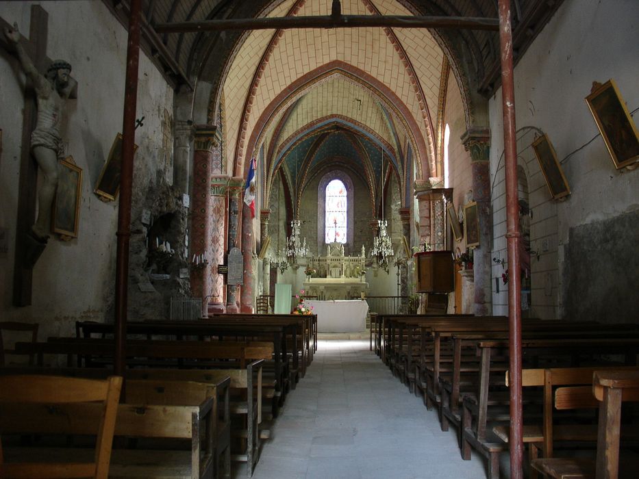 Eglise Saint-Martin : Nef, vue générale