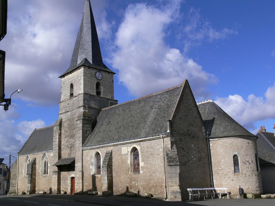 Eglise Saint-Martin : Ensemble sud-est, vue générale