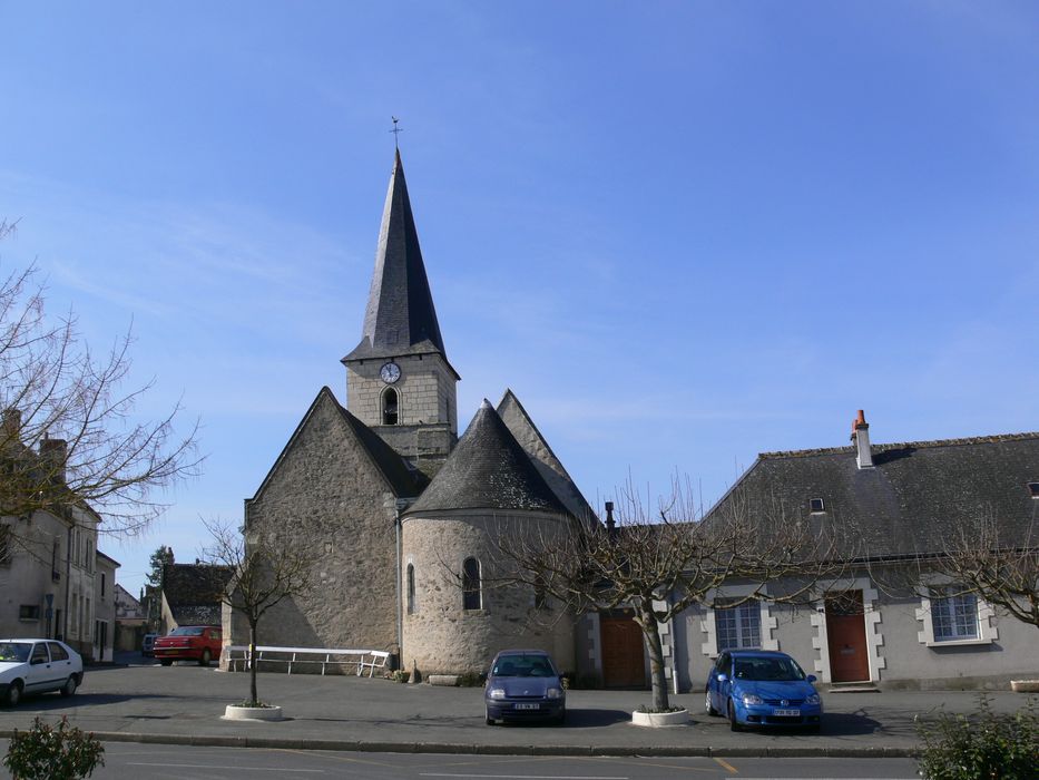 Eglise Saint-Martin : Chevet, vue générale