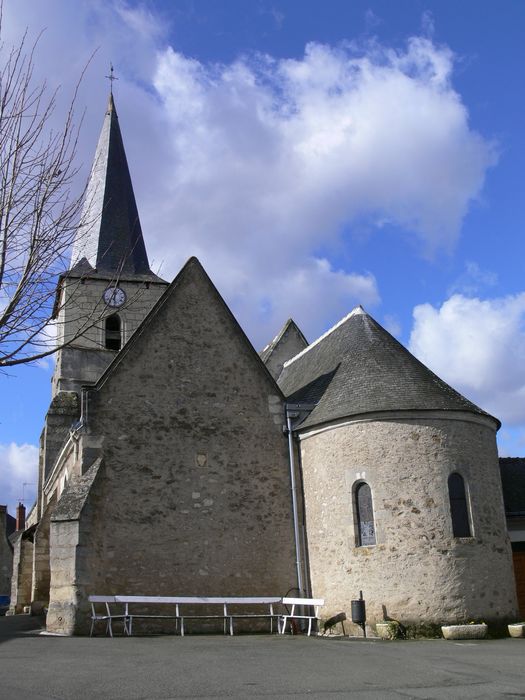 Eglise Saint-Martin : Chevet, vue générale