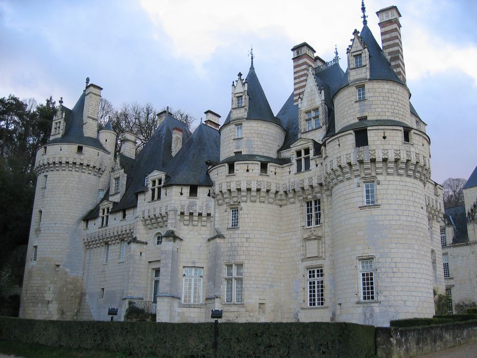 Château d'Ussé : Ensemble est, vue générale