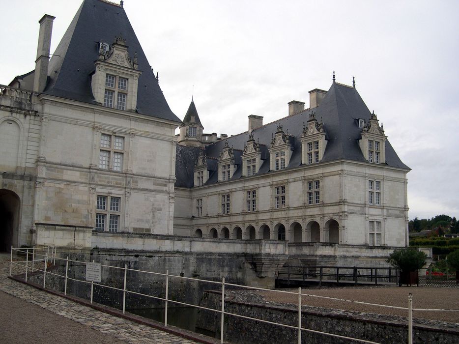 Château de Villandry : Ensemble nord-ouest, vue générale