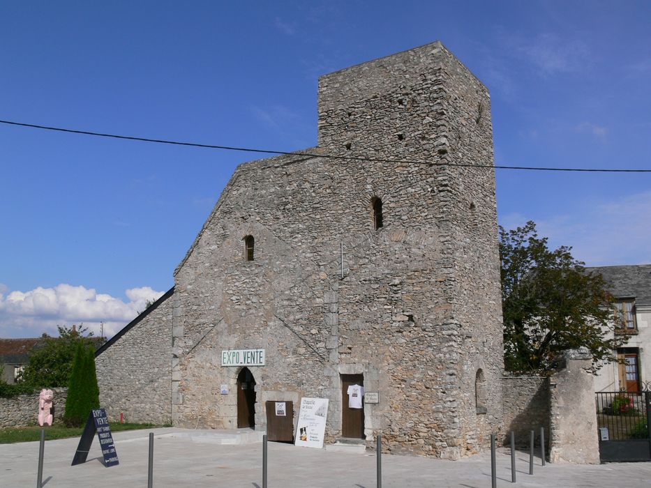 Chapelle Saint-Blaise : Façade occidentale, vue générale