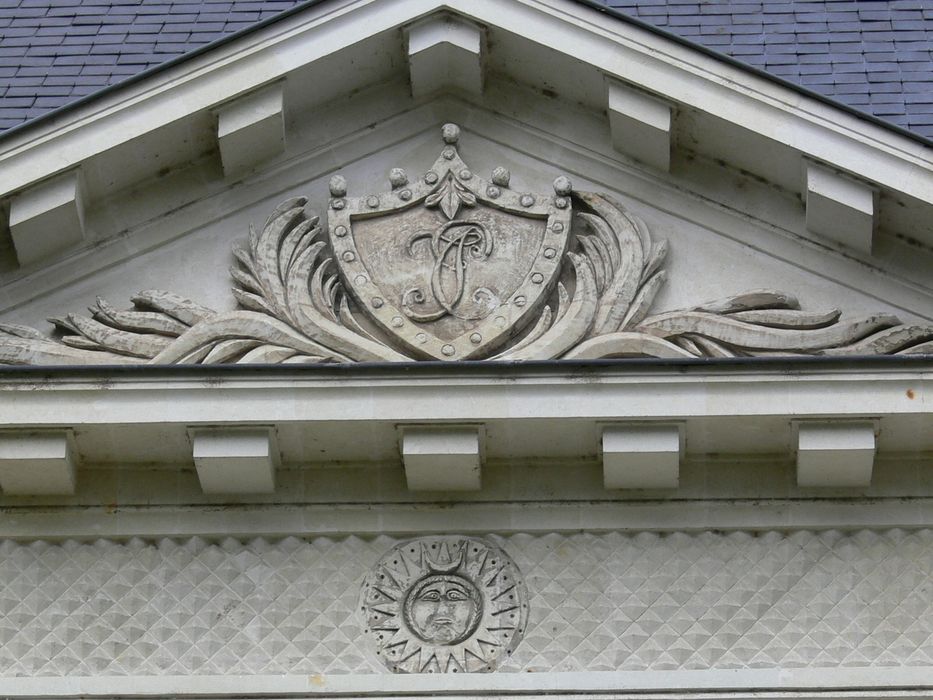 Ancien hôtel de l'Archidiaconné du Chapitre de Saint-Gatien : Façade sud, détail