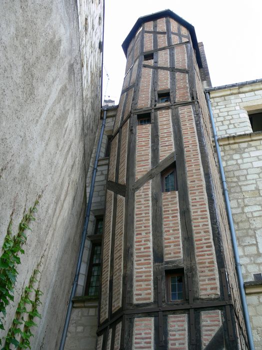 Maison : Tourelle d 'escalier, vue générale