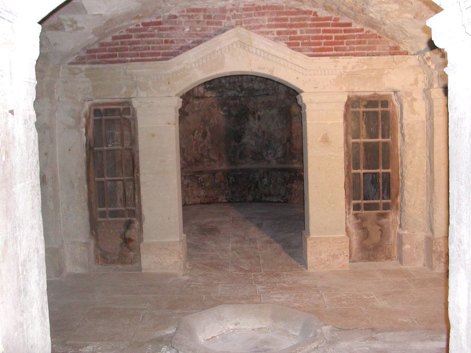 Château du Plessis-Villelouet : Grotte, vue partielle