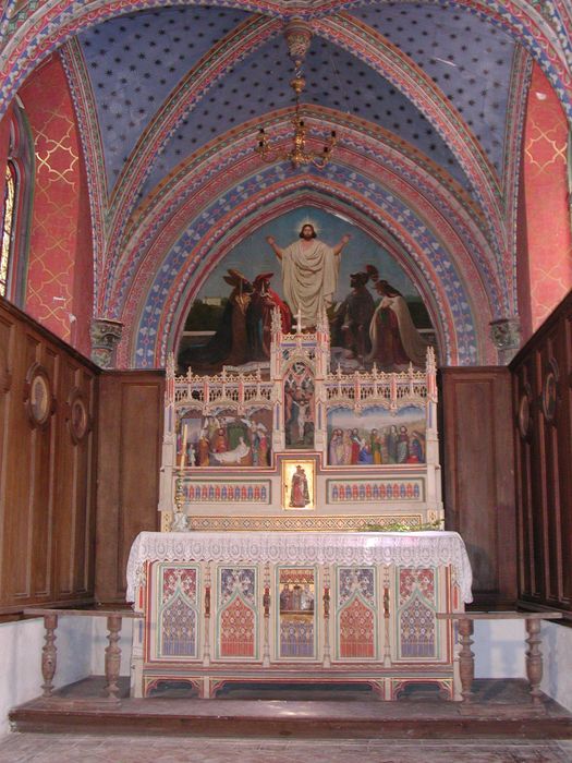 Château du Plessis-Villelouet : Chapelle, maître-autel