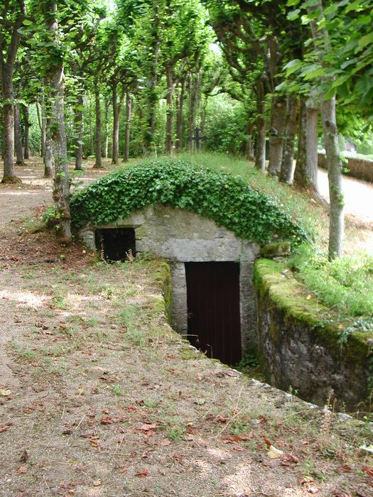 Château de Chantecaille : Glacière, vue générale de l’entrée