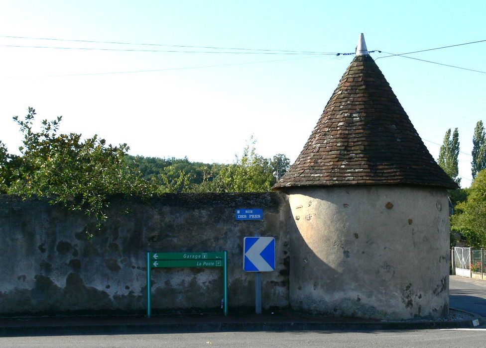 Ancien manoir, dit Porte de la Perrine : Tour nord-ouest, vue générale