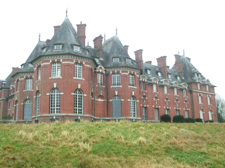 Château de Rivaulde : Ensemble ouest, vue générale