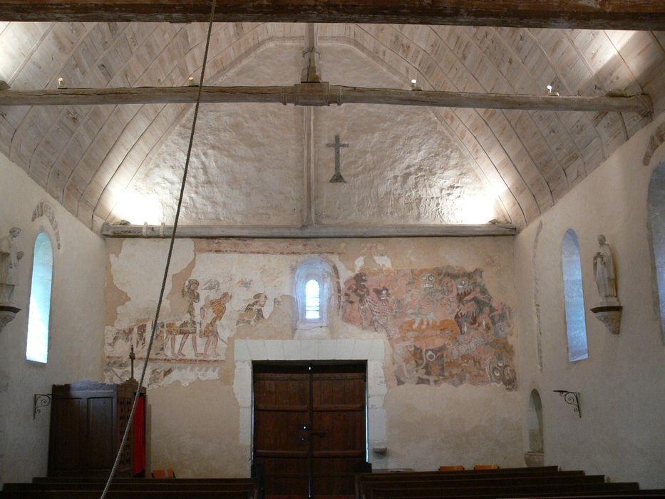 Eglise Notre-Dame : Peintures monumentales, vue générale