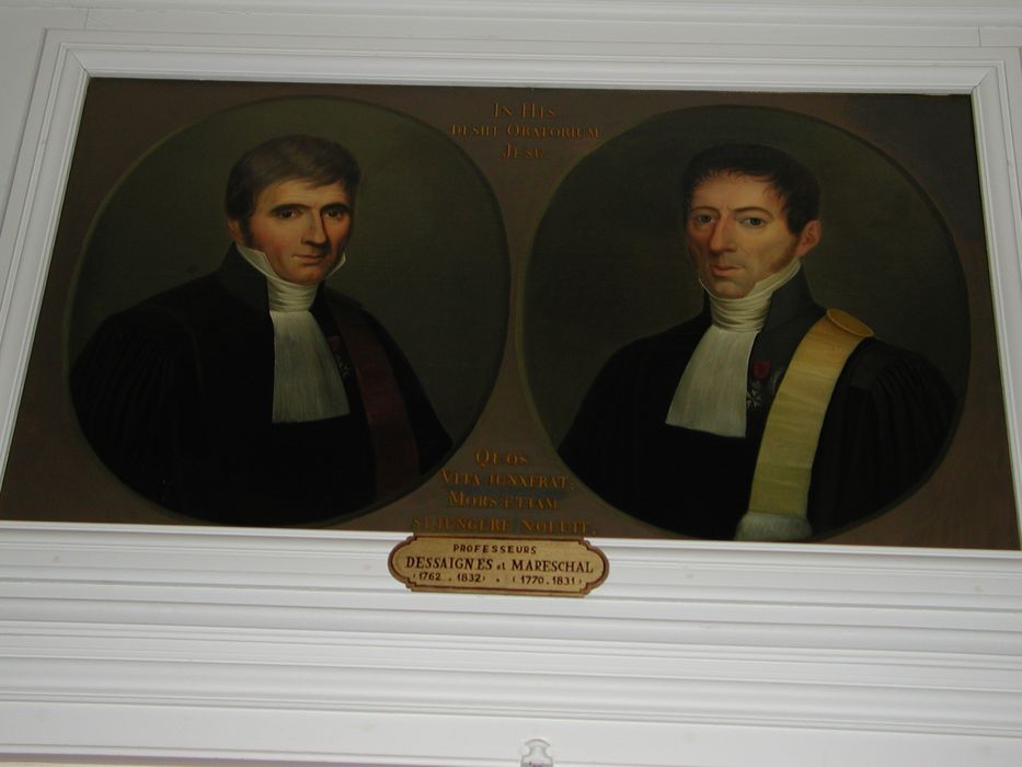tableau : Portraits de J. Ph. Dessaignes et L.F. Mareschal - © Ministère de la Culture (France), Direction Régionale des Affaires Culturelles du Centre-Val de Loire, tous droits réservés