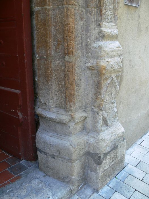 Hôtel Viart : Porte d'accès sur rue, détail