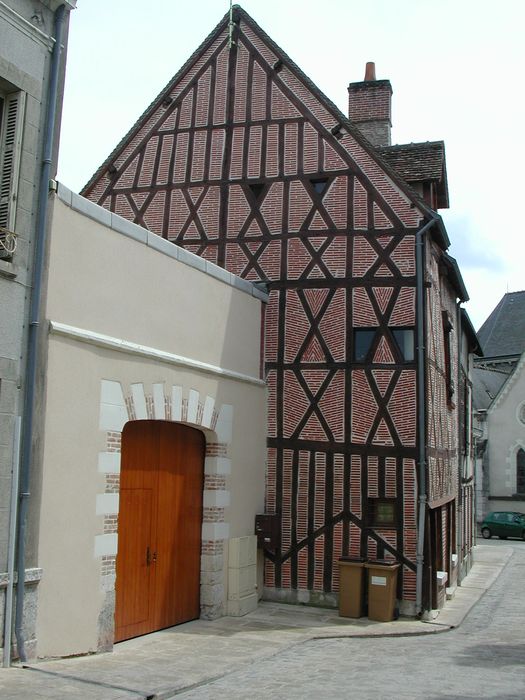 Maison à pans de bois : Pignon, vue générale