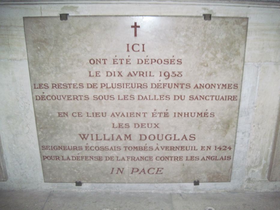 plaque commémorative