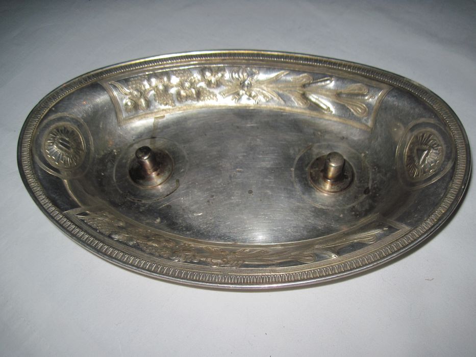 plateau à burettes de chapelle de Mgr Gibier d'Artenay