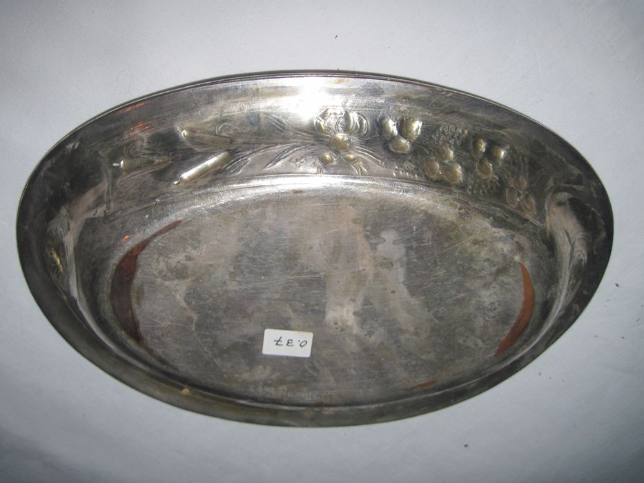 plateau à burettes de chapelle de Mgr Gibier d'Artenay