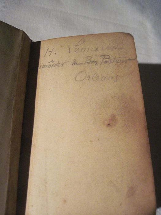 livre liturgique : Horae diurnae breviarii romani ex decreto ss. Concilii tridentini restituti. S. PII V. Pontificis Maximi jussi editi… page de garde