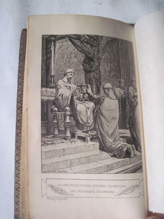 livre liturgique : Horae diurnae breviarii romani ex decreto ss. Concilii tridentini restituti. S. PII V. Pontificis Maximi jussi editi… estampe