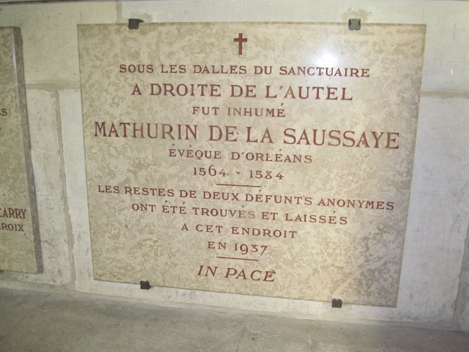 plaque commémorative