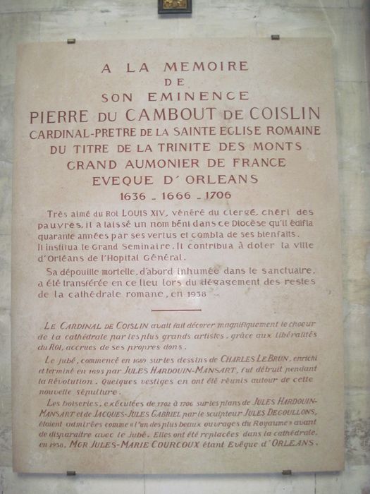 plaque commémorative