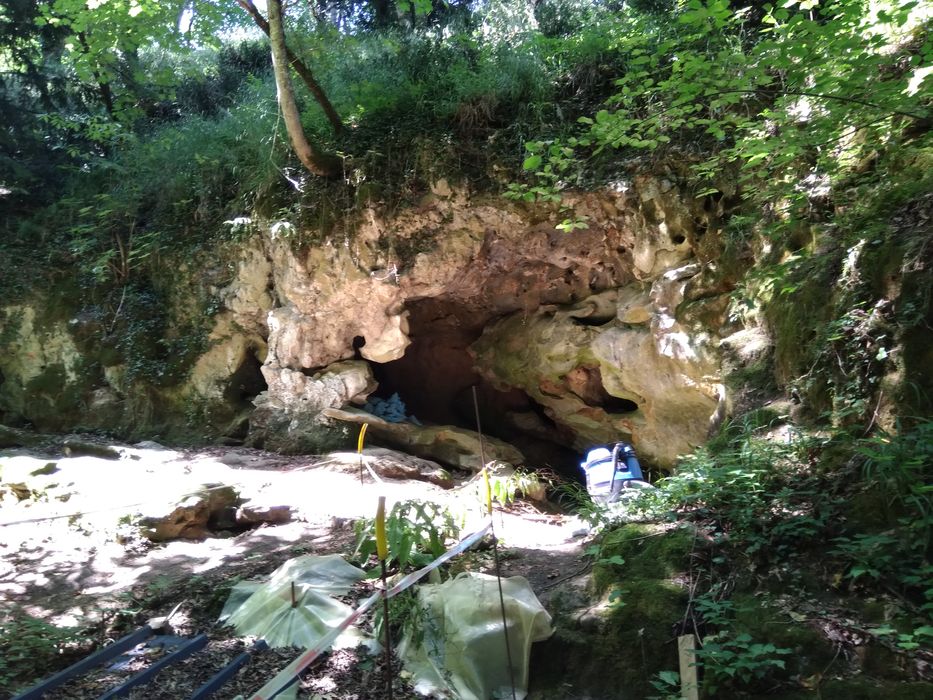 entrée de la grotte