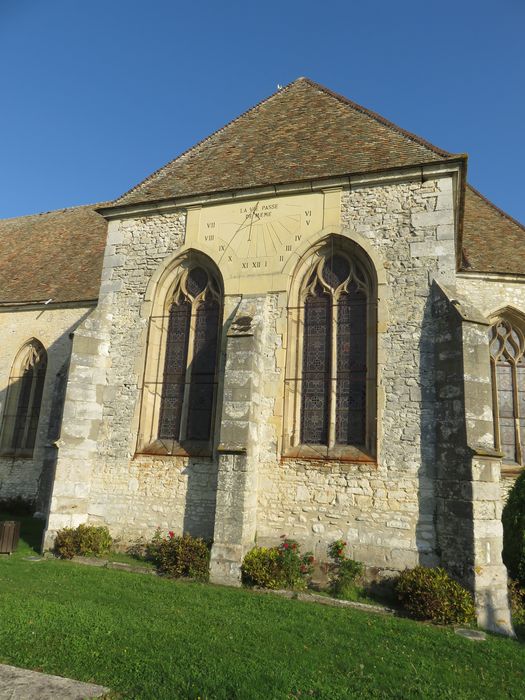 façade latérale sud, vue partielle