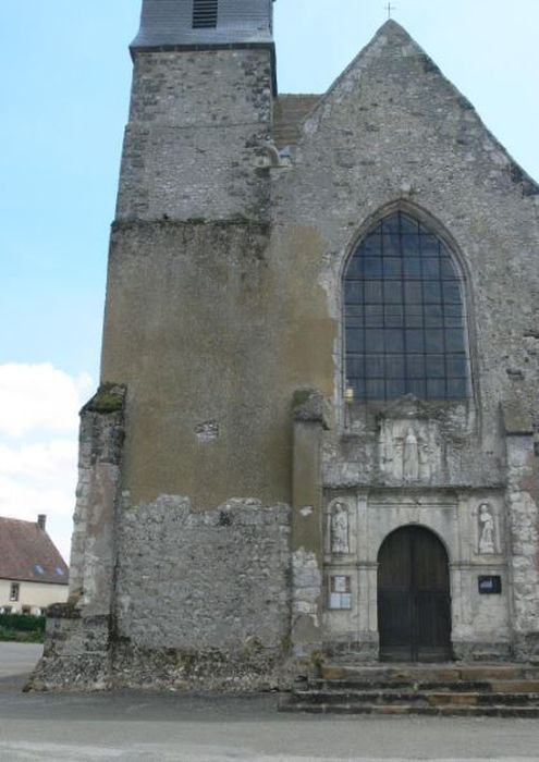 façade ouest, vue partielle