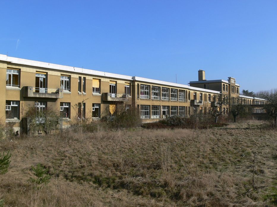 pavillon Pasteur, façade antérieure