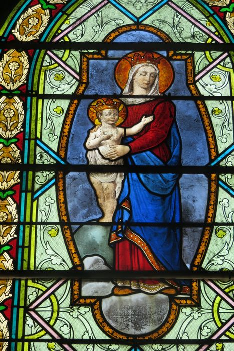 verrière : Vierge à l’Enfant