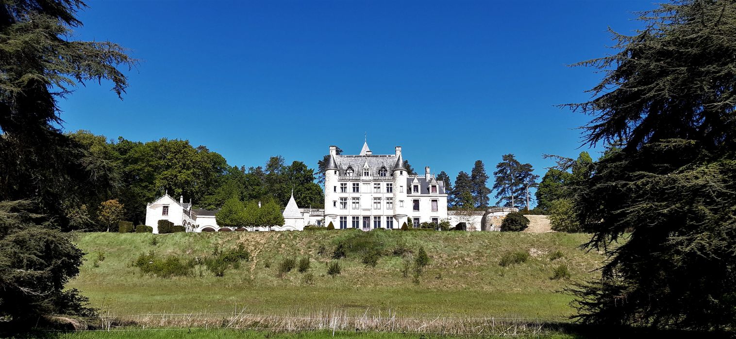 vue générale du château depuis le Sud-Est